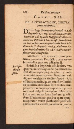 Capvt XIII. De Satisfactione, Tertia parte poenitentiae.