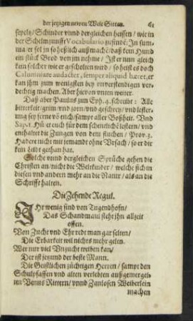 Die Zehende Regul.
