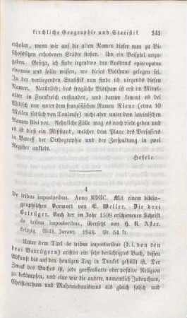 141-147 [Rezension] Die drei Betrüger 1598