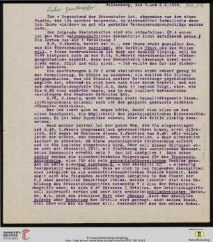 Brief(Abschrift)
