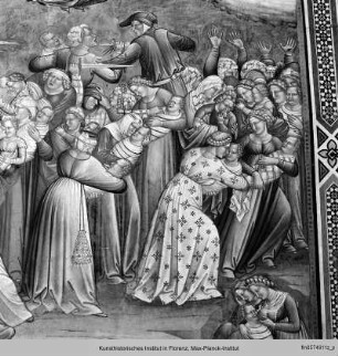 Ausmalung der Cappella della Croce : Szenen zum Tod Mariens und Geburt Christi : Bethlehemitischer Kindermord