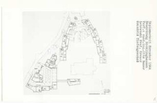 Neuordnung Recklinghausen (Diplomarbeit bei Willy Kreuer): Grundriss Tiefgeschoss 1:200
