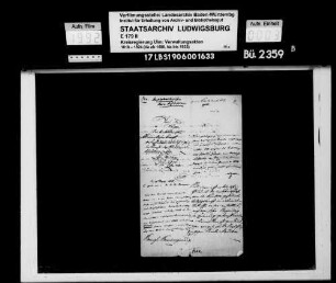 Medizinalvisitation von 1853