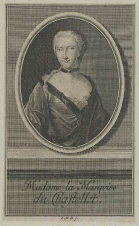 Bildnis der Madame la Marqvise du Chastellet