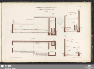 Tafel XVII. Warmwasser-Heizung im Gewächshaus des Herrn Dr,. Tross in Mannheim