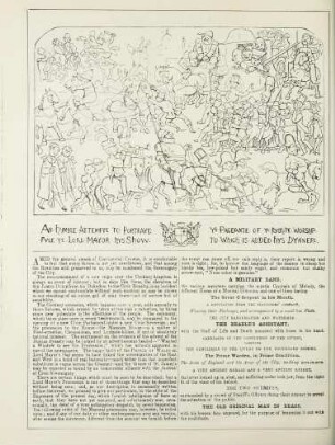 An humble attempte to portraye ye pageante of ye rythe worshipfule ye Lord Mayor hys show to which is added hys dynnere