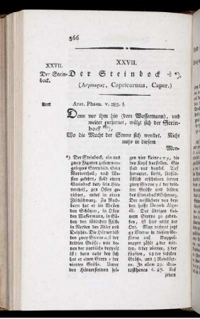 XXVII. Der Steinbock