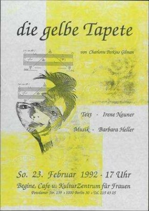 "Die gelbe Tapete" von Charlotte Perkins Gilman