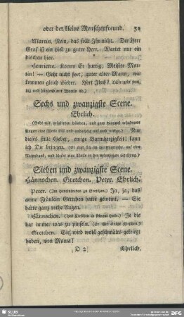 Sechs und zwanzigste Scene