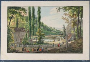 Die Villa Grassi als Ausflugslokal im Plauenschen Grund bei Dresden