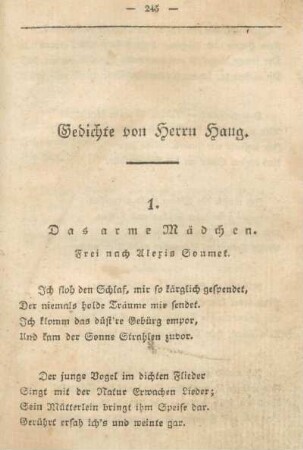 Gedichte von Herrn Haug
