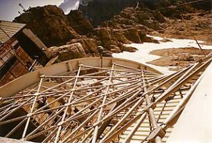 Maurer, Hans; Garmisch-Partenkirchen / Zugspitze (Bayern); Funkübertragungsstelle; Bergstation; Münchner Haus - Konstruktion