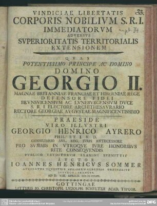 Vindiciae Libertatis Corporis Nobilium S. R. I. Immediatorum Adversus Superioritatis Territorialis Extensionem