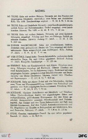 Möbel (Nr. 163-211)