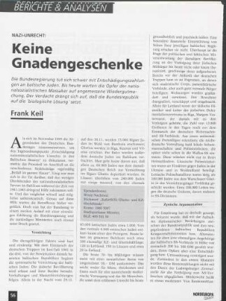 Nazi-Unrecht: Keine Gnadengeschenke