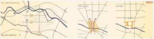 Neuordnung des Gebietes um den Mehringplatz, Berlin-Kreuzberg Schinkelwettbewerb 1963: Schematischer Lageplan