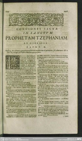Conciones Sacrae In Sanctum Prophetam Tzephaniam