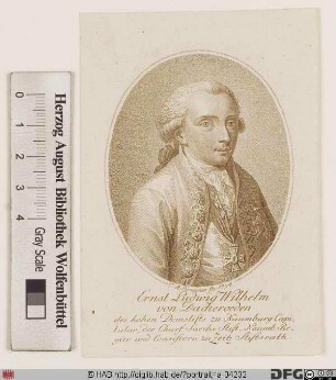 Bildnis Ernst Ludwig Wilhelm Frhr. von Dacheröden