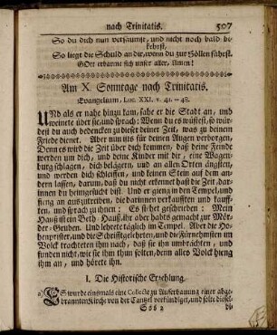 Am X. Sonntage nach Trinitatis. - Am XIII. Sonntage nach Trinitatis.