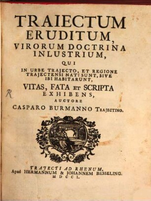 Traiectum eruditum