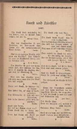 Kunst und Künstler