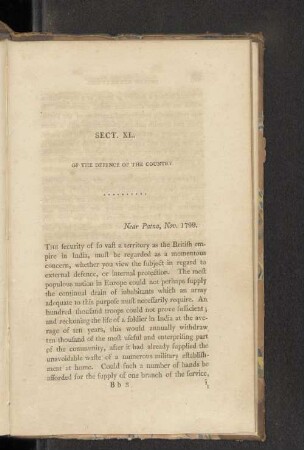 Sect. XL. Of the Defence of the Country.