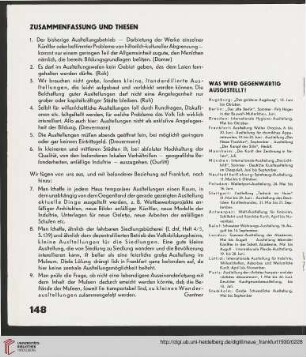 Zusammenfassung und Thesen