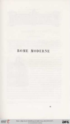 Rome moderne