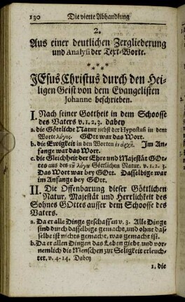 2. Aus einer deutlichen Zergliederung und Analysi der Text-Worte.