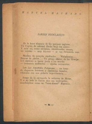 Jardín neoclásico