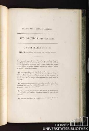 II.me section. Fruits lisses. Groseillier des haies. Ribes uva crispa, fructu minimo, nudo, subrotundo, lutescente.