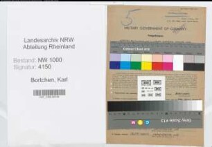 Entnazifizierung Karl Bortchen, geb. 17.10.1897 (Sachbearbeiter)