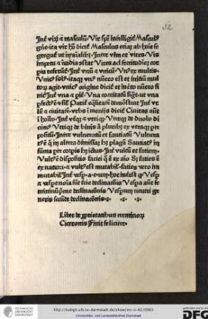 Liber de proprietatibus terminorum Ciceronis finit feliciter.