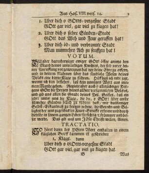 9-26, Tractatio