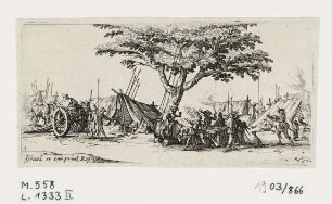 Feldager, Blatt 1 der Folge "Misere de la guerre"