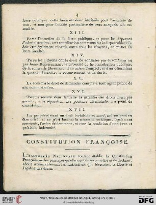 Constitution françoise
