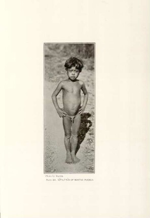 Plate XX. Sit-li'-nin of Bontoc pueblo