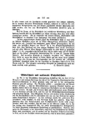 Mittelschule und nationale Einheitsschule