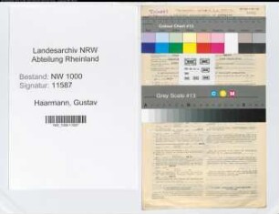 Entnazifizierung Gustav Haarmann, geb. 01.04.1887 (Postinspektor)