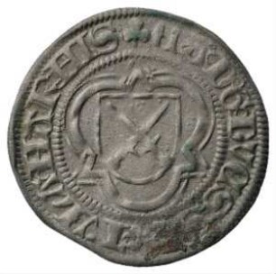Münze, 1/2 Groschen (Schwertgroschen), 1482