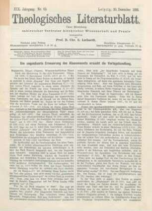 609-613 [Rezension] Rupprecht, Eduard, Wissenschaftliches Handbuch der Einleitung in das Alte Testament