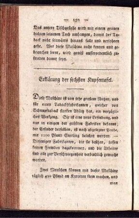 Erklärung der sechsten Kupfertafel.