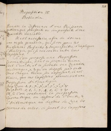 131-138, Proposition IV. Problema