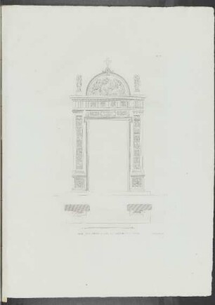 Pl. 35. Porte D'Une Chapelle Dans La Cathédrale A Catane.