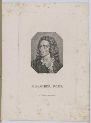 Bildnis des Alexander Pope