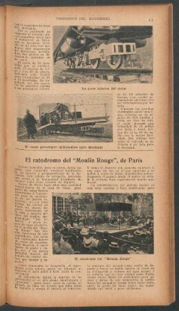El ratodromo del "Moulin Rouge", de París