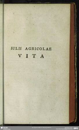 Julii Agricolae Vita