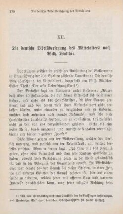 178-182 Die deutsche Bibelübersetzung des Mittelalters nach Wilh. Walther