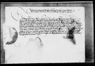 Kaiser Friedrich III. mahnt den Erzbischof Johann von Trier, daß er dem Herzog Ludwig seinen Absagebrief schicke und wider ihn Beistand leiste.