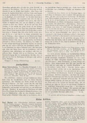 183-186 Kleine Kritiken